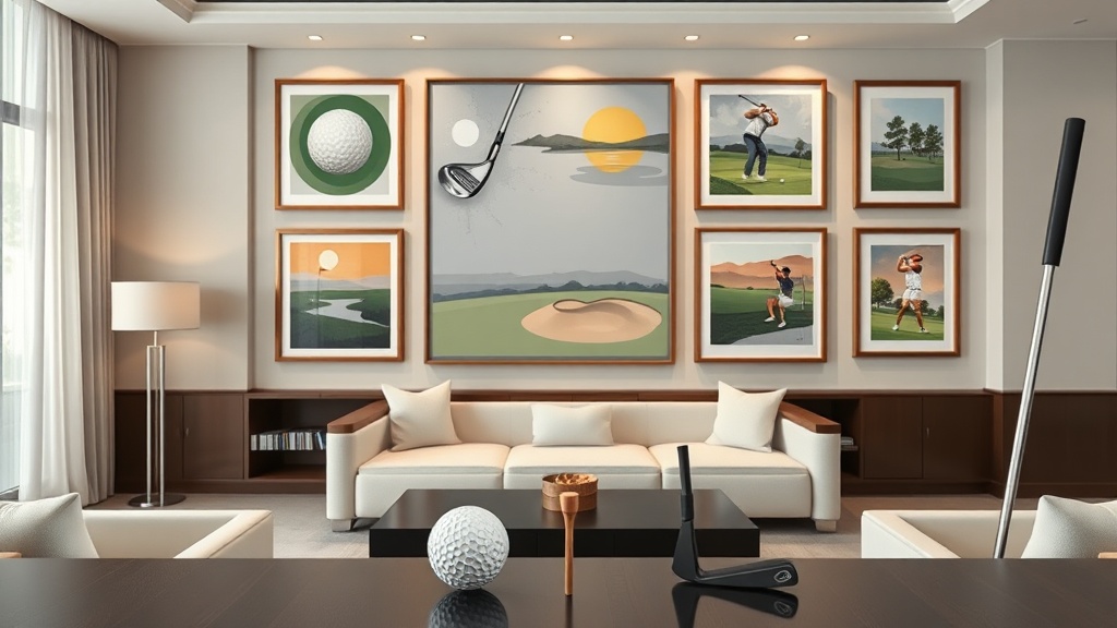 5 Premier Golf Wall Art Picks for Sophisticated Spaces